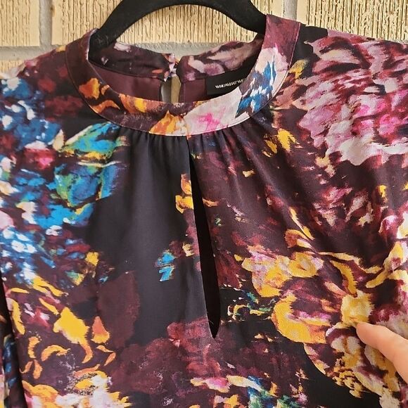 Who What Wear Floral Multicolor Women's Dress Size L - Picture 10 of 12